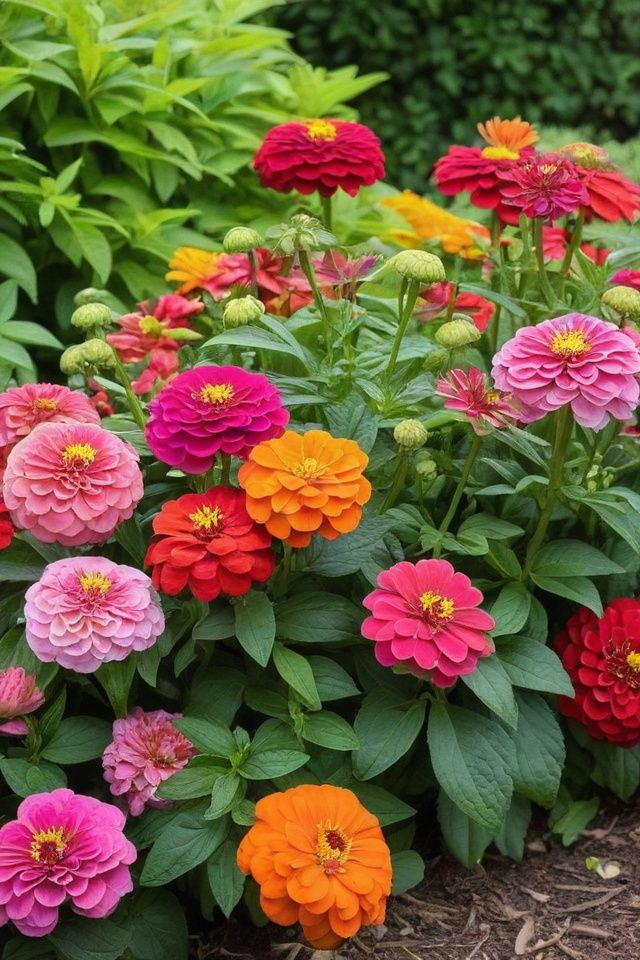 Zinnia Super Yoga Mix Plant Seeds – Bold, Bright & Beautiful!