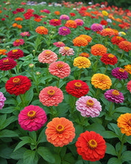 Zinnia Candy Stripe Plant Seeds – Vibrant & Eye-Catching Blooms!